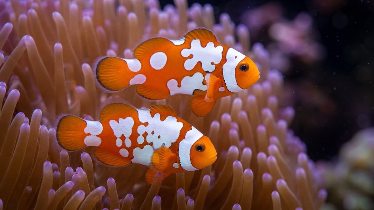 ภาพประกอบบทความ Designer Clownfish Genetics: Picasso, Storm, Snowflake เกิดจากอะไร