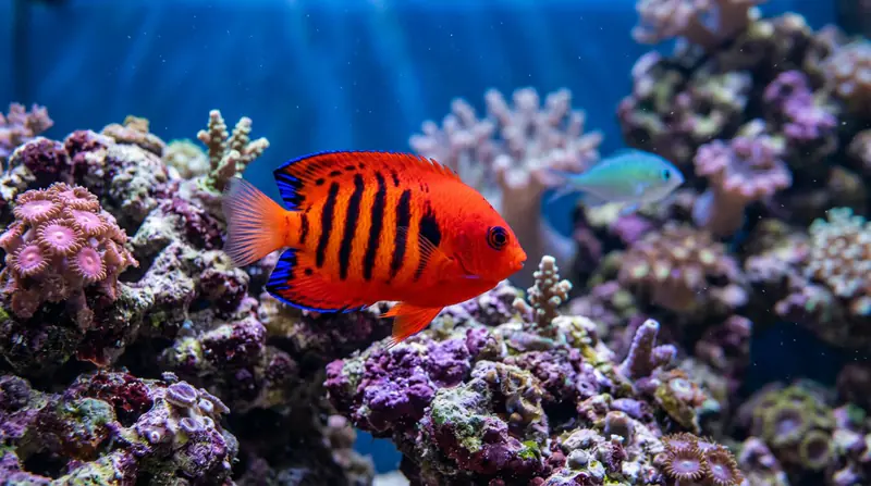 ภาพประกอบบทความ ปลาเทวดาแคระ (Dwarf Angelfish): คู่มือเลี้ยงฉบับละเอียด